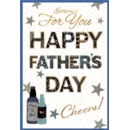 FATHER'S DAY CARDS,Father's Day 6's Beer Bottle & Stars