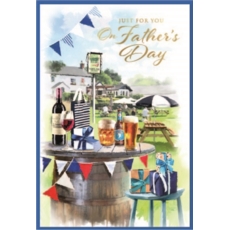 FATHER'S DAY CARDS,Father's Day 6's Village Pub