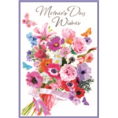 MOTHER'S DAY CARDS,Mother's Day 6's Floral Bouquet