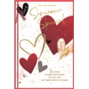 VALENTINE'S CARDS,Someone Special 6's Coloured Hearts