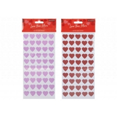 STICKERS,Glitter Hearts