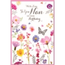 BIRTHDAY CARDS,Nan 6's Floral Butterflies