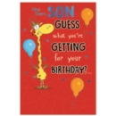 BIRTHDAY CARDS,Son 6's Guess what you're Getting?