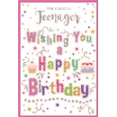 TEENAGER CARDS, 6's Text & Streamers