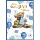 BIRTHDAY CARDS,Dad 6's Teddy, Ballloons & Envelopes