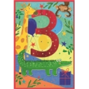 AGE 3 CARDS, 6's Male Jungle Animals