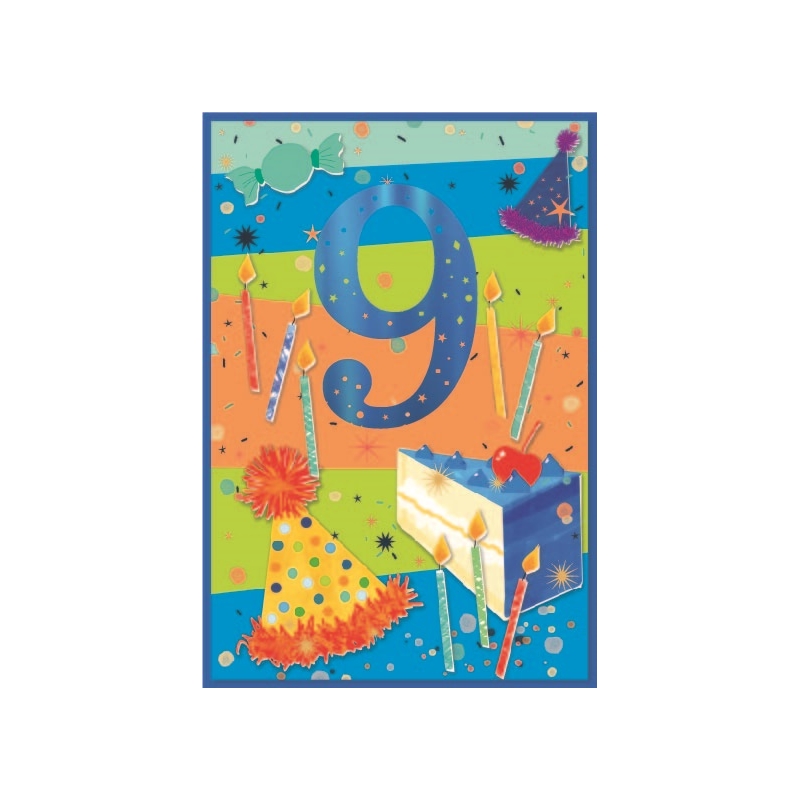 AGE 9 CARDS,Male 6