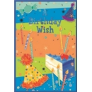 GREETING CARDS,Birthday 6's Cake, Candles & Hats