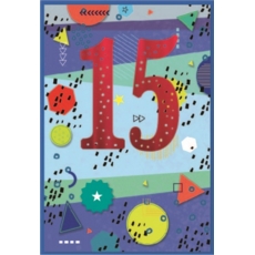 AGE 15 CARDS, 6's Male Geometrical Shapes