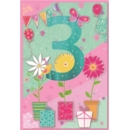 AGE 3 CARDS, 6's Female Floral Vases