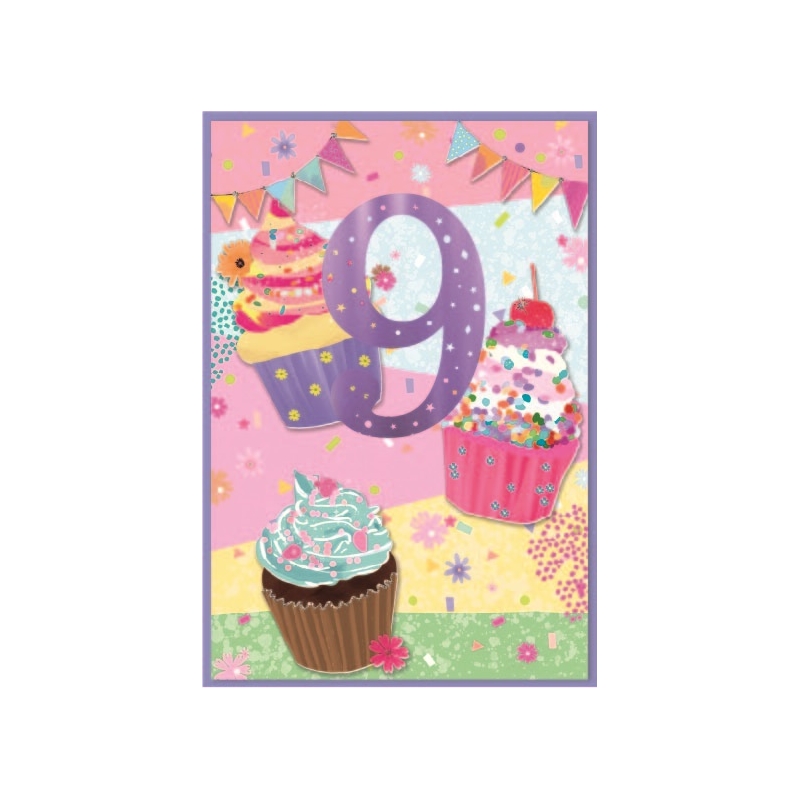 AGE 9 CARDS,Female 6