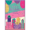 BIRTHDAY CARDS,6's Presents & Balloons