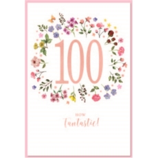 AGE 100 CARDS,Female 6's Wild Flowers