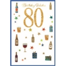 AGE 80 CARDS,6's Male Beer, Wine & Presents