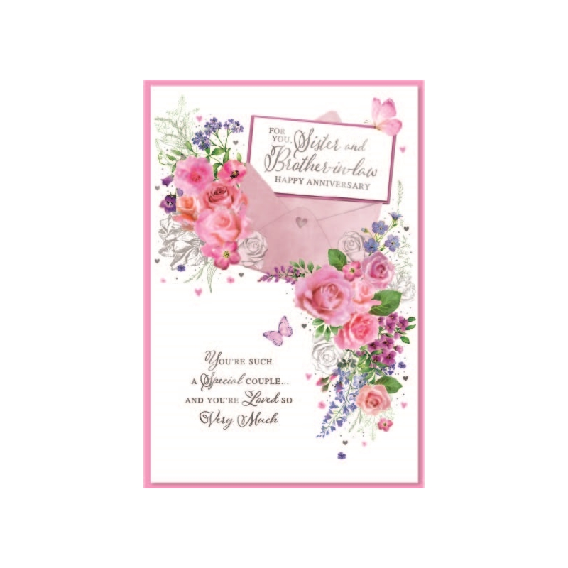 ANNIVERSARY CARDS,Sis. & Bro in Law 6
