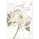 SYMPATHY CARDS, Loss of Mother 6's White Rose