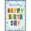 BIRTHDAY CARDS,Brother 6's Text & Shapes