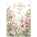GREETING CARDS,Birthday 6's Wild Flowers & Butterflies