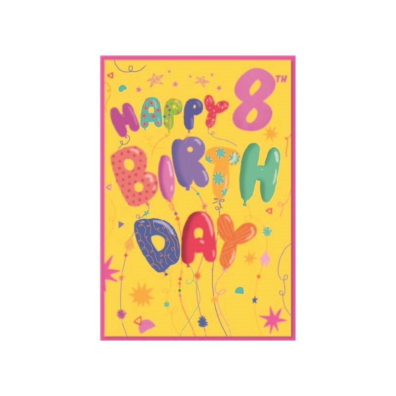 AGE 8 CARDS,Female 6