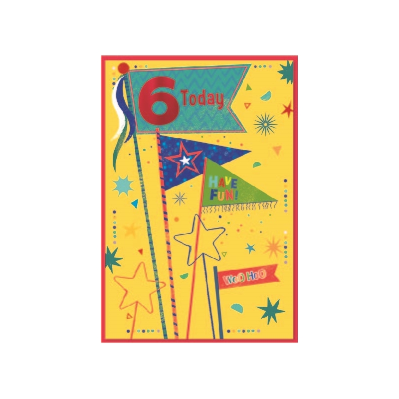 AGE 6 CARDS,Male 6