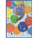 AGE 9 CARDS,6's Male Balloons