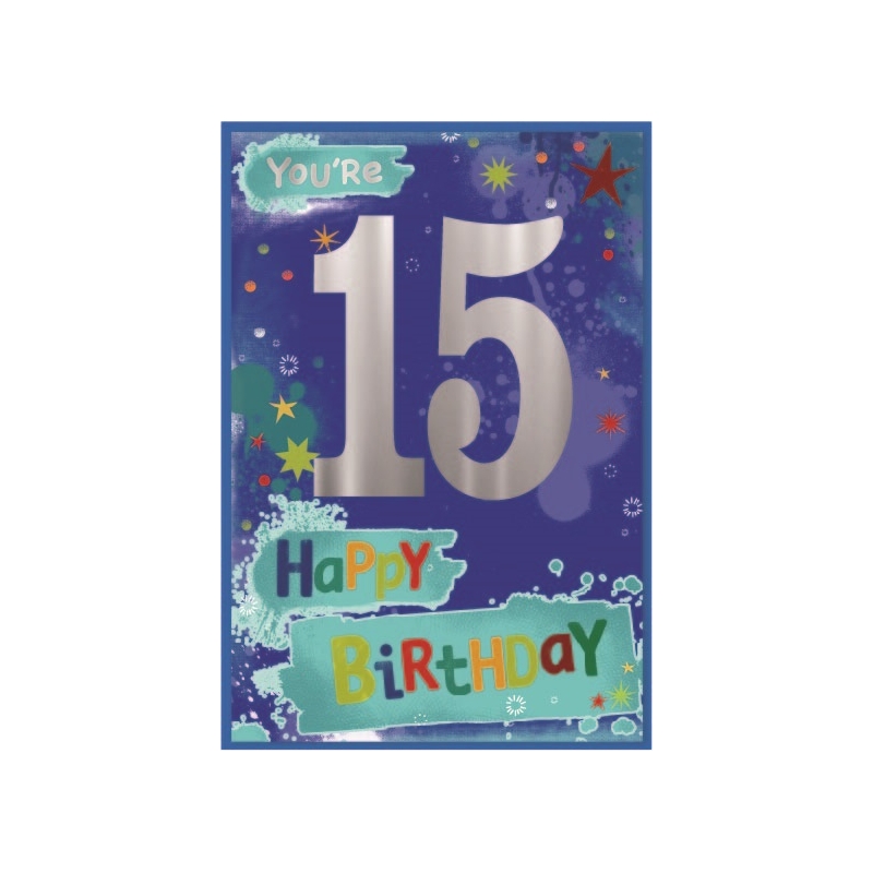 AGE 15 CARDS,Male 6
