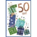AGE 50 CARDS,Male 6's Presents