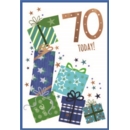 AGE 70 CARDS,Male 6's Presents