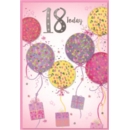 AGE 18 CARDS Female 6's Balloons