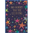 SORRY YOU'RE LEAVING CARDS, 6's Stars