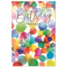 BIRTHDAY CARDS,6's Coloured Dots