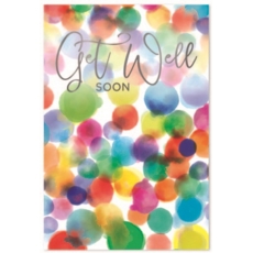 GET WELL CARDS, 6's Coloured Dots