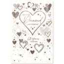 ANNIVERSARY CARDS,Your Diamond Silver Hearts