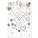 ANNIVERSARY CARDS, Your Silver Hearts