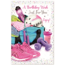 GREETING CARDS,Birthday 6's Gym Bag