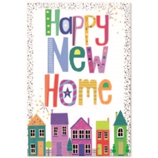 NEW HOME CARDS,6's Text & Houses