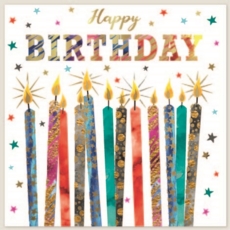 GREETING CARDS,Birthday 6's Candles