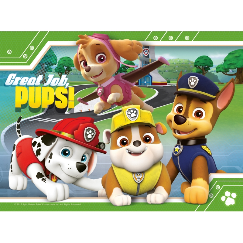JIGSAW,4 in a Box,Paw Patrol (12,16,20,24)