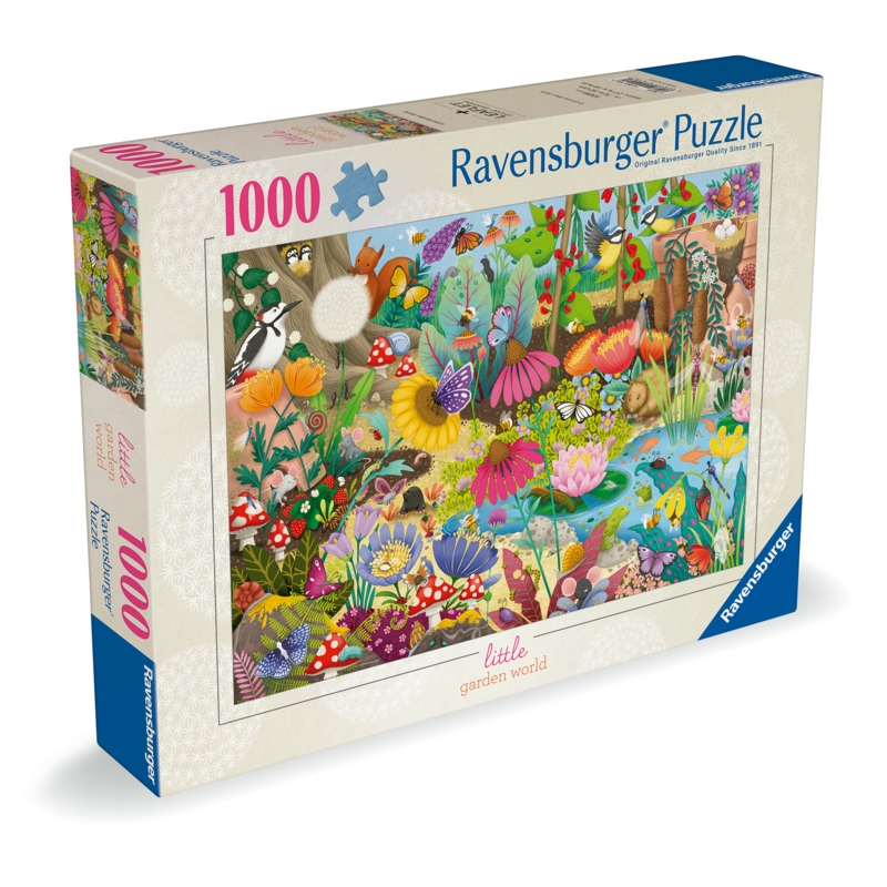 JIGSAW,1000pc.Little Garden World (Ravensburger)
