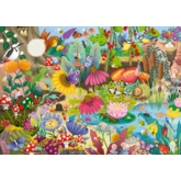 JIGSAW,1000pc.Little Garden World (Ravensburger)
