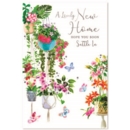 NEW HOME CARDS,6's Floral Hanging Baskets