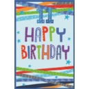 AGE 11 CARDS, 6's Male Stripes & Stars