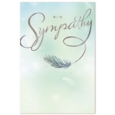 SYMPATHY CARDS,6's Feather