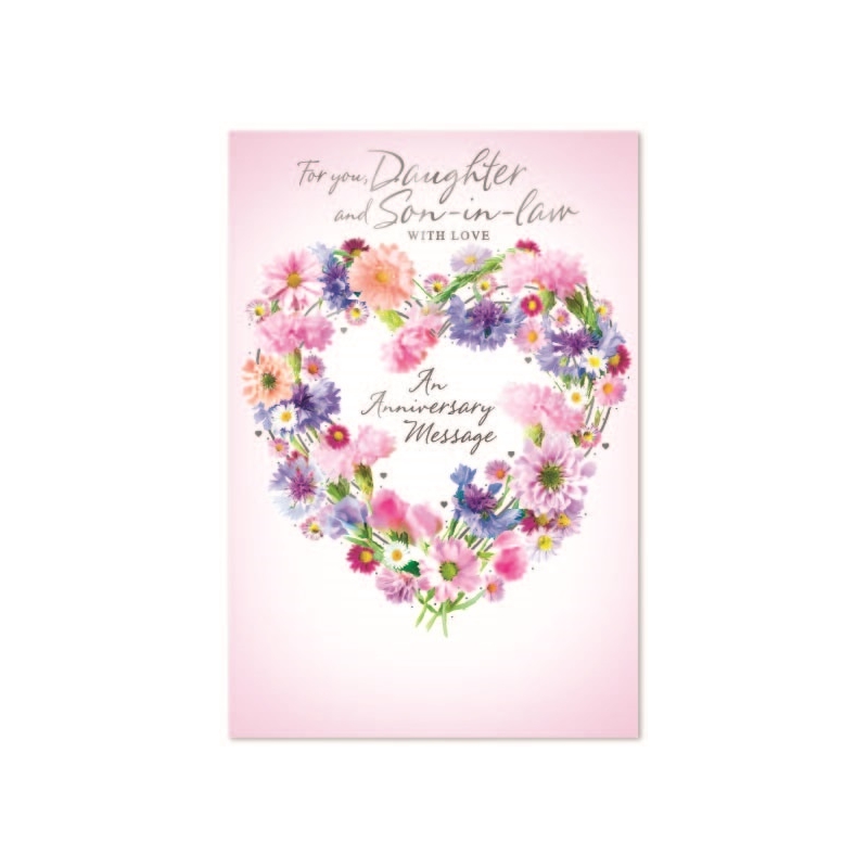 ANNIVERSARY CARDS,Daug. & Son in Law 6