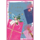 BIRTHDAY CARDS,6's Floral Presents