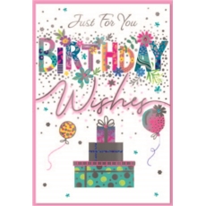 BIRTHDAY CARDS,6's Presents & Balloons