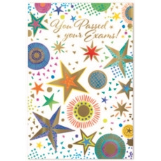 PASSED EXAM CARDS, 6's Circles & Stars