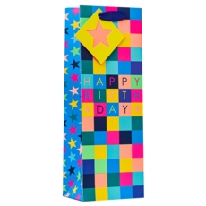 GIFT BAG,Checkerboard (Bottle)