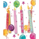 GIFT TAG, Candle & Balloon
