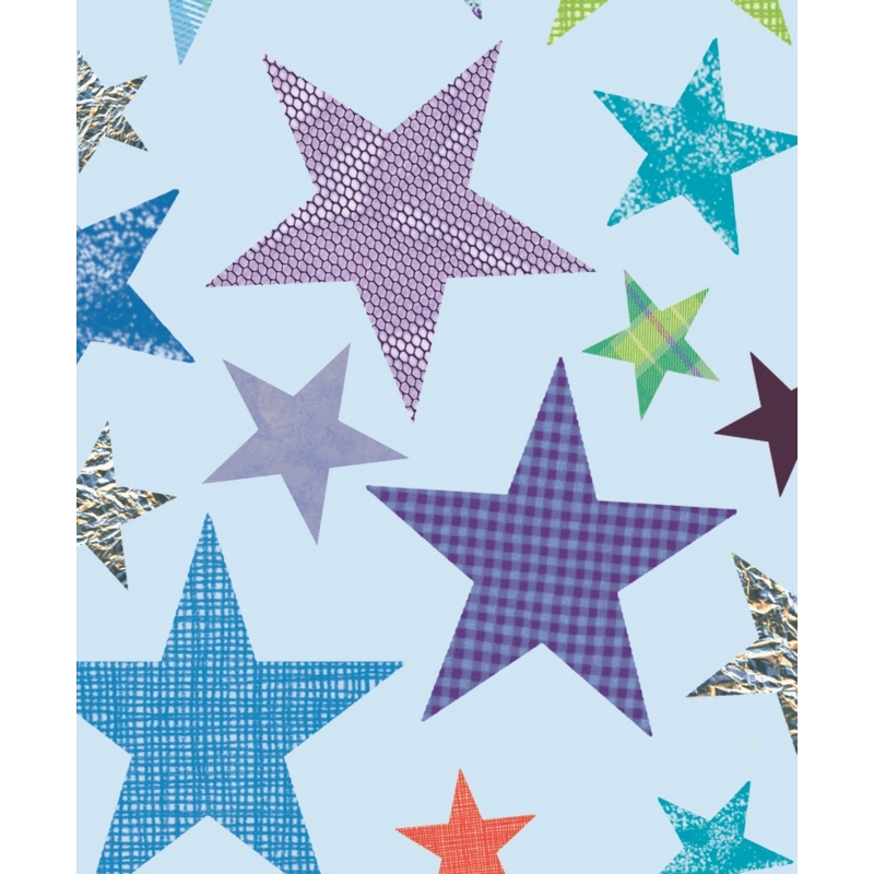 GIFT TAG, Blue Stars